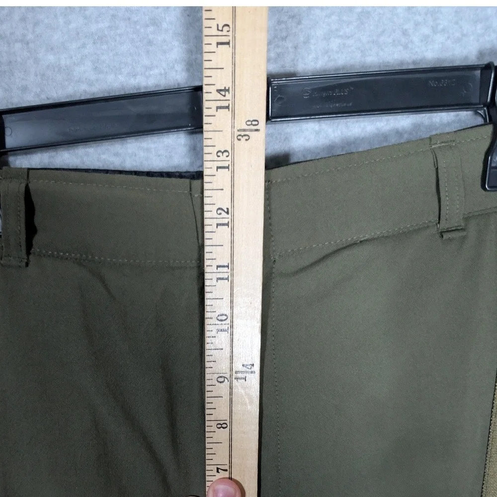 LL Bean Hunting Pants Mens 34 Green Waterproof Brush Briar Utility Performance